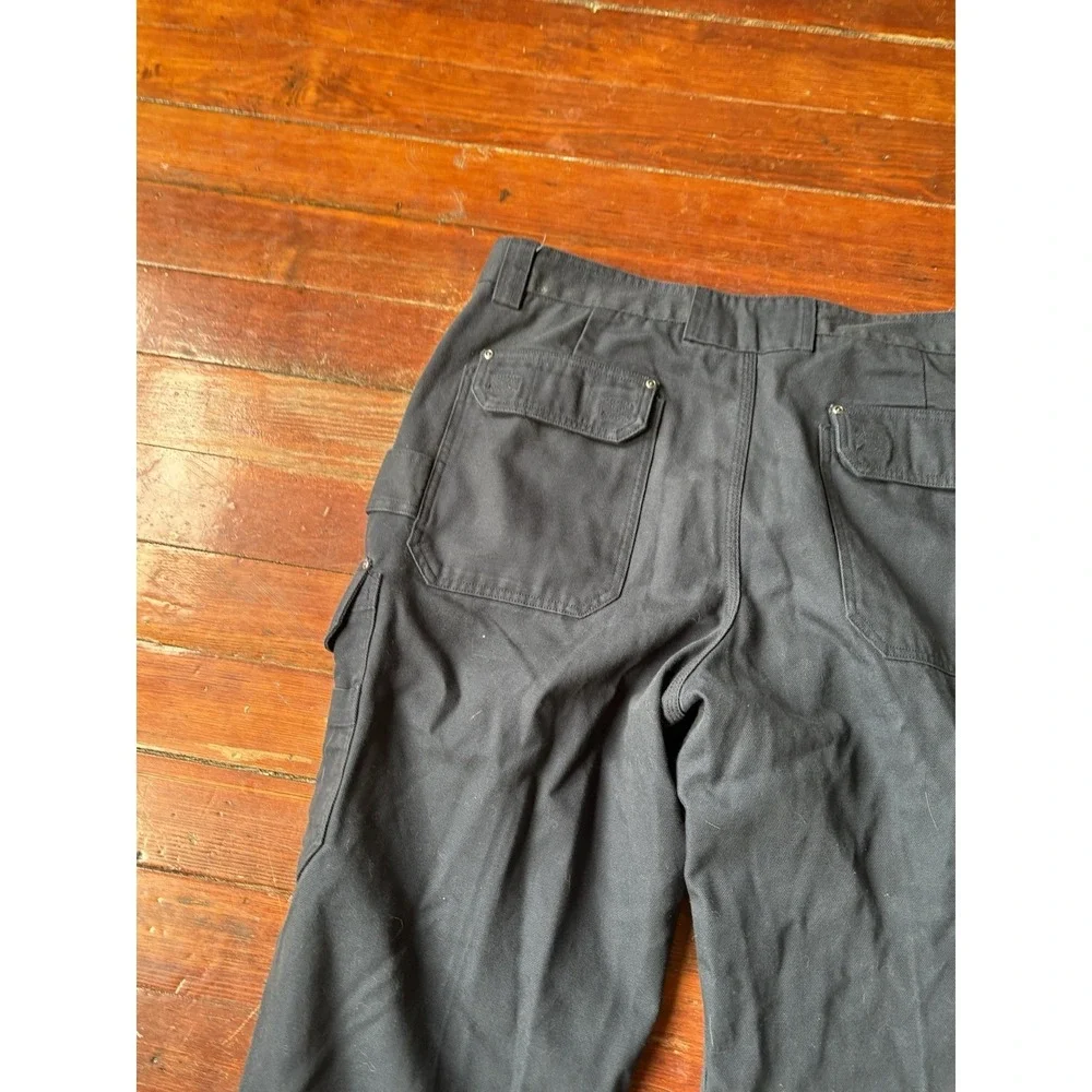 Duluth‎ Trading Men's Cargo Pants Blue Rivets Pockets size 40x30 Work